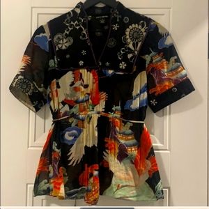 Lucky Asian Kimono Style Blouse Medium